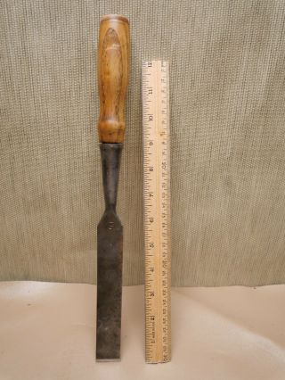 Old Wood Tools Vintage Ohio Tool Co 1 " Firmer Socket Chisel