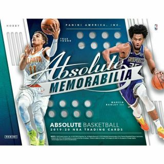 2019 - 20 Panini Absolute Memorabilia Basketball Factory Hobby Box