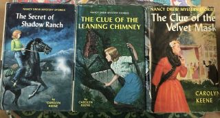 VINTAGE NANCY DREW BOOKS 1930 - 1969 SET OF 12 3