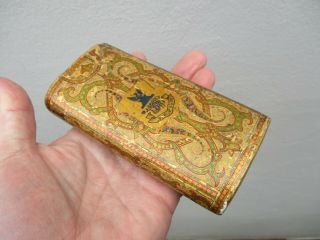 An Early 19th Century Hand Painted Papier Mache Cigar Case C1820