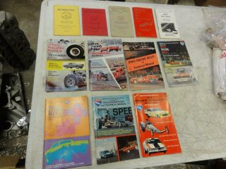 12 Vintage Ahra Rule Books Funny Car Dragster Pro Stock 1960 - 1962 64 - 70 73 - 74