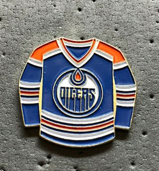 Edmonton Oilers Dark Jersey Nhl Hockey Pin