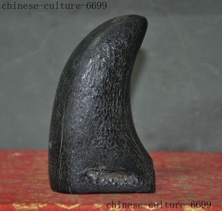 Collect Rare Chinese Old Ox Horn Horns Hand Carved Oxhorn Oxhorns Statue