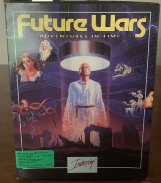 Future Wars Vintage Ibm Pc / Tandy Computer 3.  5” Floppies Ms - Dos