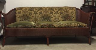 Heywood Wakefield Wicker Furniture Ca.  1925 Orig.  Cond.  Sofa,  Chair And Rocker