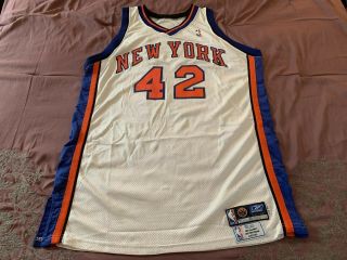 David Lee York Knicks Game Worn Jersey Meigray 2007 - 08