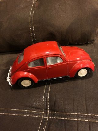 Vintage Tonka Red Volkswagen Vw Beetle Bug Car 52680 Vtg