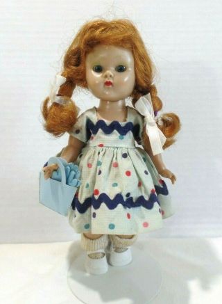 Vintage Vogue Ginny Walker Doll - Straight Leg - 1954 - Tagged Vogue Outfit