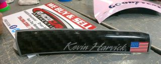 2019 Kevin Harvick Car2can Nascar Race Sheet Metal Name Rail