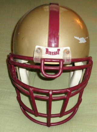 Tim Bulman Boston College Eagles Game Worn 2001 Football Helmet Big East