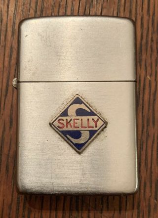 Vintage Skelly Oil Company Five Barrel 14 Hole Zippo Lighter