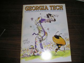 Georgia Tech Vs Furman 1991 Football Program