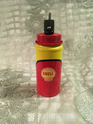 Shell Vintage Trigger Pump Oil Can Gasoline Station Gas Motor Car 2 Decals
