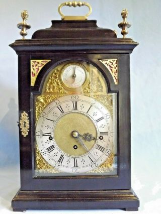 Triple Fusee 8 Bell Bracket Clock.