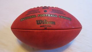 2018 Game Issued Orleans Saints Wilson NFL Leather Football The Duke 2