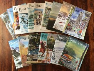 Vintage Ford Times Magazines 17 Issues,  1965 - 66 Must For Vintage Ford Enthusiast