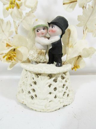 Antique 1920s Kewpie Doll Wedding Cake Topper,