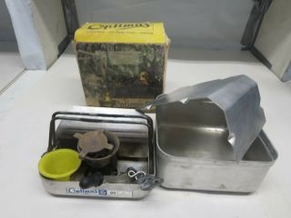 Vintage Optimus 99 Gasoline Stove Made In Sweden With Box