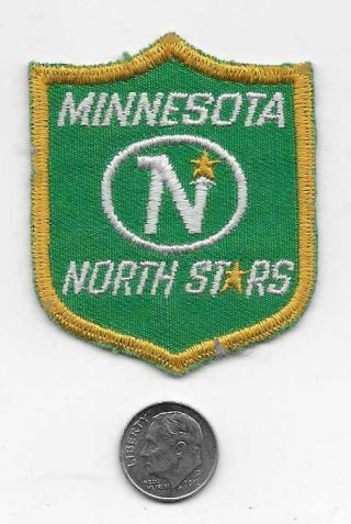 Vintage Nhl Minnesota North Stars Mini Embroidered Patch