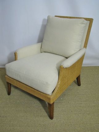 Mcguire Furniture Umbria Lounge Chair By Orlando Diaz - Azcuy; Retail $6800
