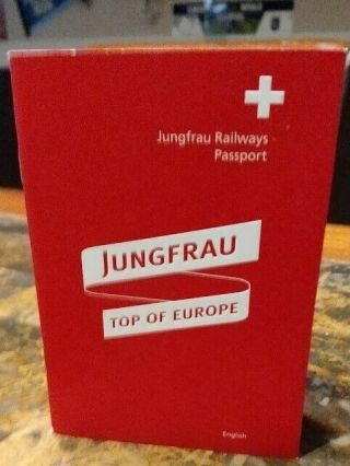 Jungfrau Railways Passport Booklet - Facts,  Maps,  Attraction Info - English
