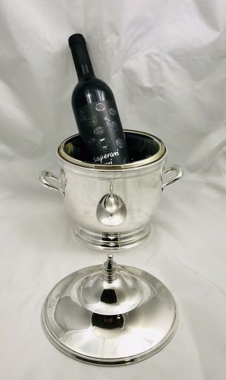 Authentic Tiffany Sterling Silver Wine Cooler/Ice Bucket 3