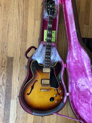 Gibson 1959 ES - 345 Stereo Sunburst with P.  A.  F 100 Vintage 2