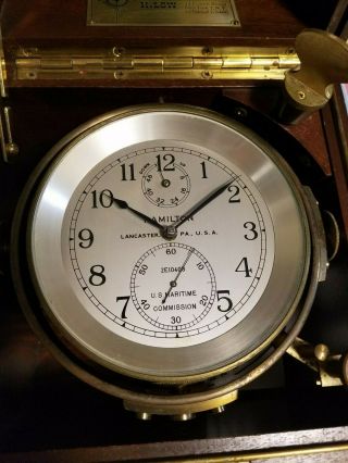 Hamilton Model 21 Marine Chronometer