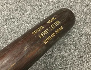 Kenny Lofton Game 33 " Louisville Slugger Bat Uncracked Cleveland Indians