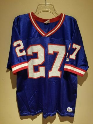 Vintage 90s Rodney Hampton York Giants Wilson Jersey Xl Football Nfl