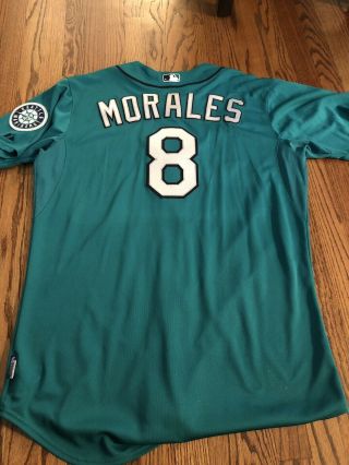 Kendrys Morales Seattle Mariners Game Worn Jersey Mlb Authenticated Cuba