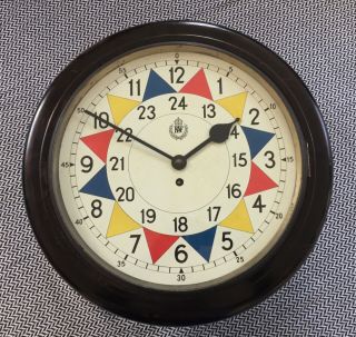 Raf Battle Of Britain 1938 Operations Room,  Fusee Wall Clock.