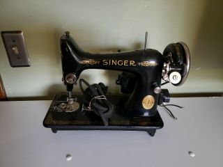 1929 Vintage Singer Model 99 Sewing Machine And.