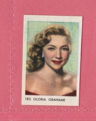 Gloria Grahame Vintage 1950s Movie Film Star Card 183