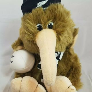 All Blacks Zealand Rugby Union Mascot Kiwi Plush Stuffed Animal Football