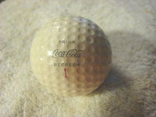 Vintage Rare Drink Coca Cola Refresh Macgregor Golf Ball,  Coke,  1,  Soda Ad,