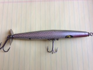Old Vintage Smithwick Wood Devils Horse MA Scooter Fishing Lure Shad 3