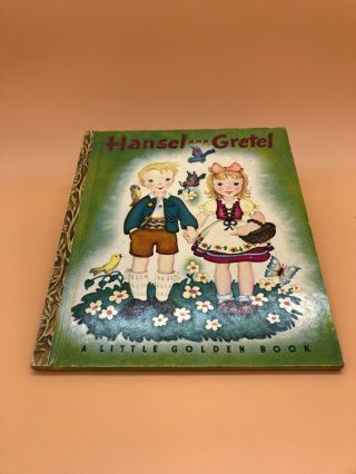 Hansel And Gretel A Little Golden Book Vintage 1943 2