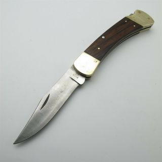 Vtg 1974 - 1980 Buck 110 Lockblade Hunting Knife Usa Made