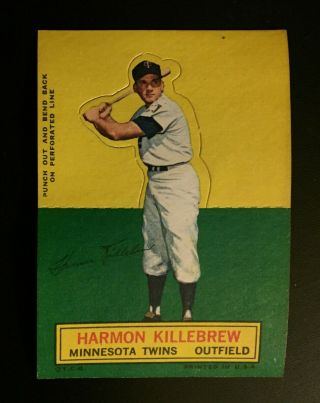 Vintage 1964 Topps Stand Up Baseball Harmon Killebrew Minnesota Twins