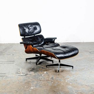 Mid Century Modern Lounge Chair Eames Herman Miller 670/671 2nd Gen.  Rosewood Nm