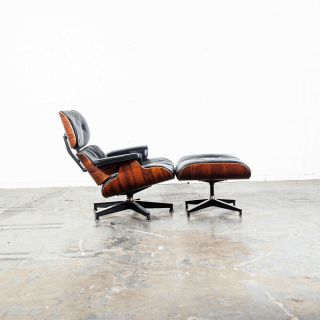 Mid Century Modern Lounge Chair Eames Herman Miller 670/671 2nd Gen.  Rosewood NM 3