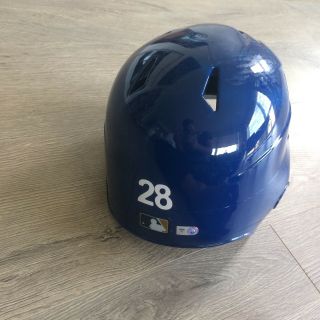 2010 Prince Fielder Milwaukee Brewers TBC Game Worn Helmet MLB HOLO 3