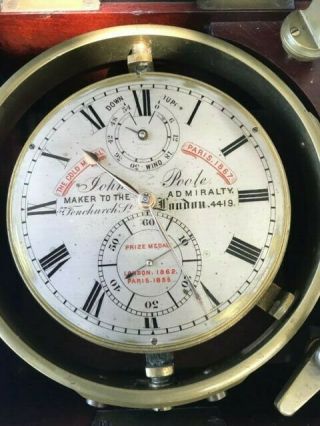 Marine Chronometer John Poole,  London,  4419