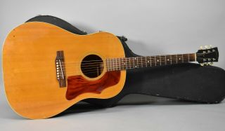 1968 Gibson J - 50 Vintage Natural Finish Acoustic Guitar w/Case 2