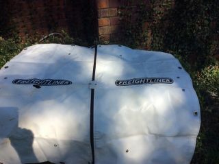 Vintage Freightliner Semi Truck Canvas Weather Bug Guard Grille Radiator Cover