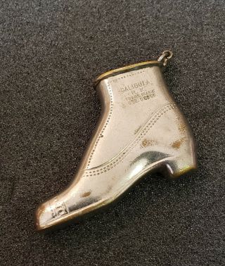 Vintage Rk Richard Kohn Caligula Boot Shaped Petrol Lighter Ges Gesch