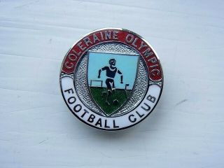 Coleraine Olympic Vintage Football Badge