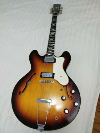 1967 Vintage Epiphone Riviera 12/6 String Conversion Made In Kalamazoo By Gibson