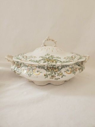 Vintage Alfred Meakin Stratford Royal Semi Porcelain Soup Tureen
